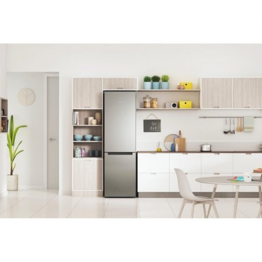 Indesit INFC9 TA23X Frigorífico Combi D Acero Inoxidable