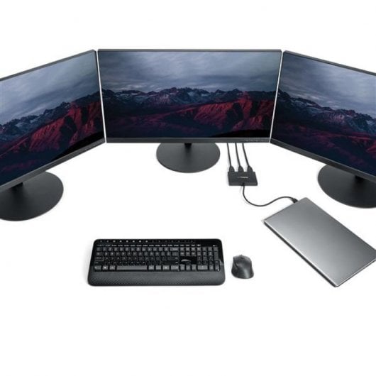 StarTech.com MSTCDP123HD USB-Grafikadapter 3840 x 2160 Pixel Schwarz