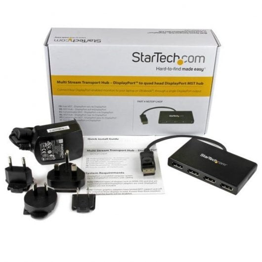 StarTech.com Splitter multi-écrans DisplayPort vers 4x DisplayPort - Hub MST à 4 ports