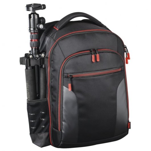 Hama Miami Rucksackhülle Schwarz, Rot