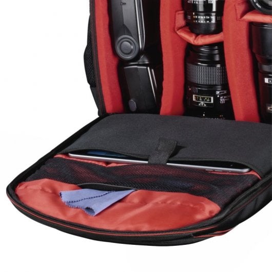 Hama Miami Rucksackhülle Schwarz, Rot