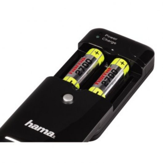 Hama Delta Multi S Cargador Universal  de Pilas AAA/AA + USB Negro