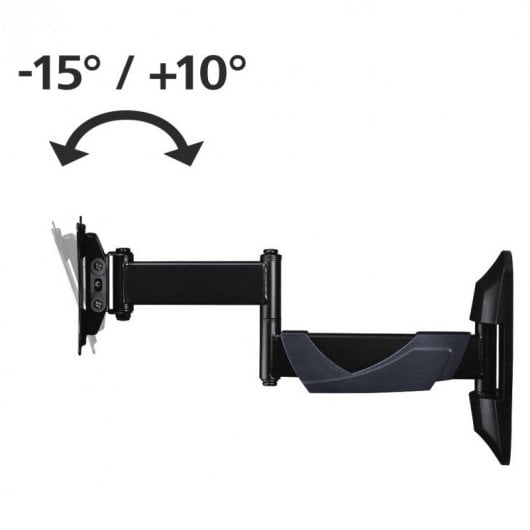 Supporto TV Hama a 2 bracci Inclinabile/Orientabile 10"/26" VESA 100x100 Max 25Kg