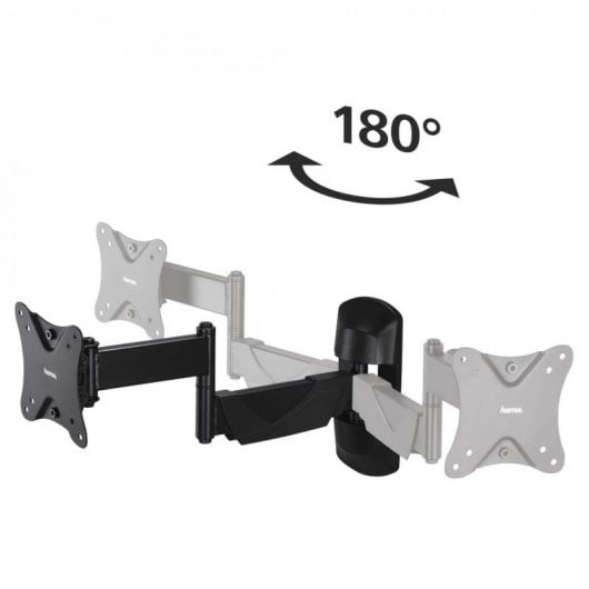 Supporto TV Hama a 2 bracci Inclinabile/Orientabile 10"/26" VESA 100x100 Max 25Kg