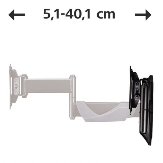 Supporto TV Hama a 2 bracci Inclinabile/Orientabile 10"/26" VESA 100x100 Max 25Kg