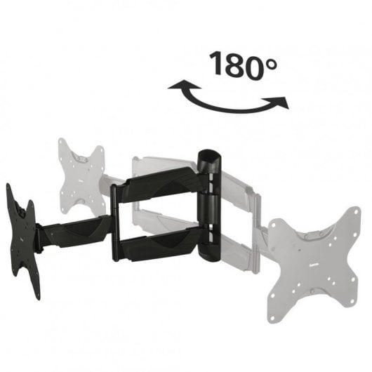 Hama Soporte TV Inclinable/Giratorio 19"/48" VESA 200x200 Máx 35Kg Negro