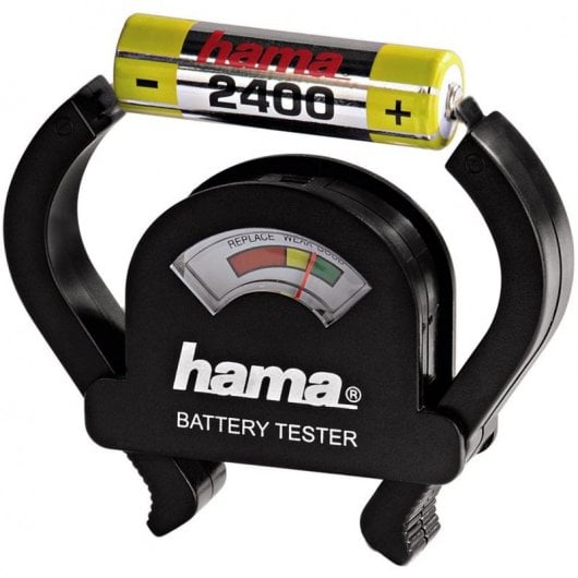 Hama Probador de Pilas Negro