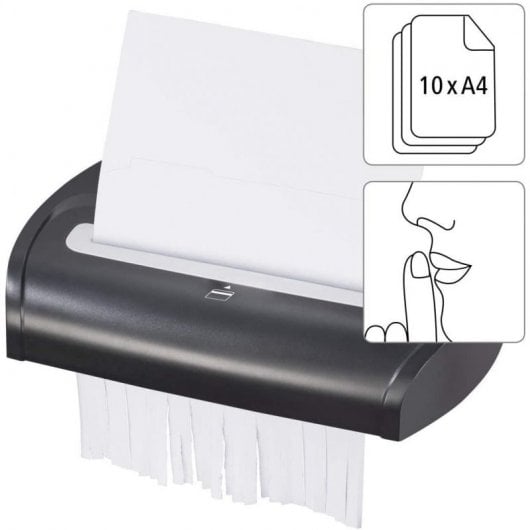 Hama Premium M10 Destructora de Papel Microcorte 18L Negro