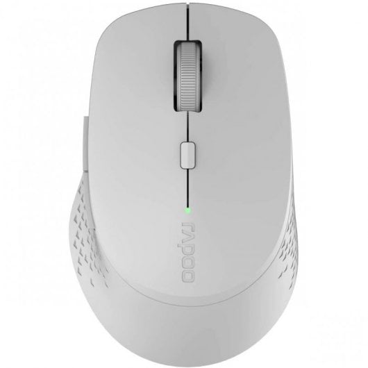Mouse ottico wireless multimodale silenzioso Rapoo M300 grigio