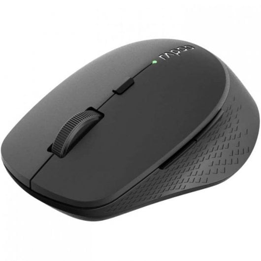 Souris optique sans fil multimode silencieuse Rapoo M300 gris foncé