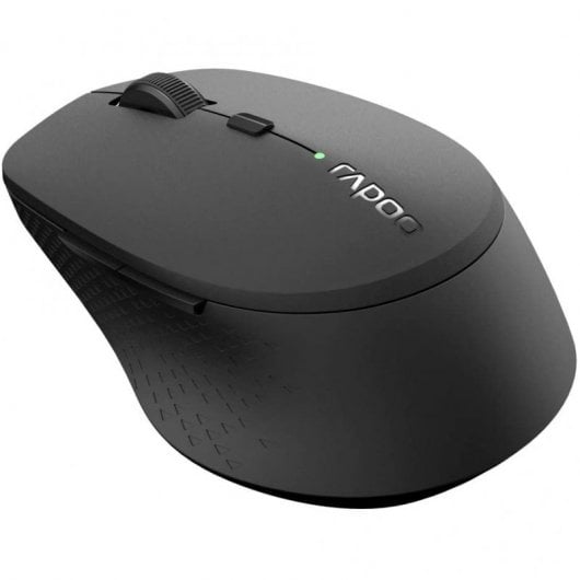 Souris optique sans fil multimode silencieuse Rapoo M300 gris foncé