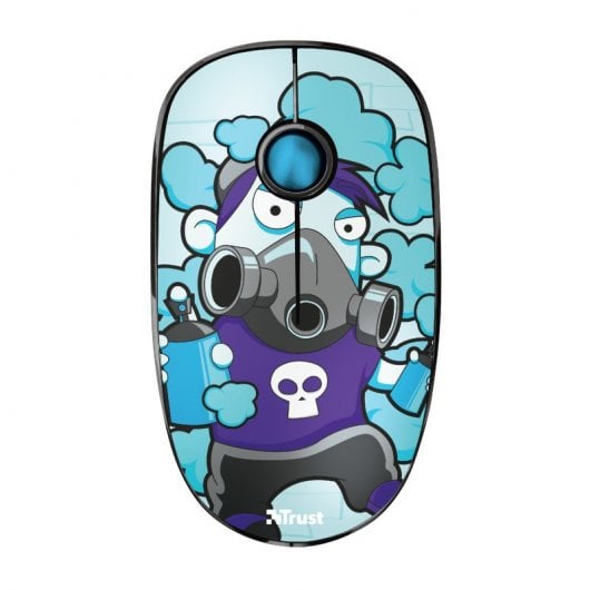 Trust Sketch Ratón Inalámbrico 1600 DPI Azul