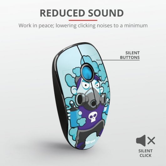 Trust Sketch Ratón Inalámbrico 1600 DPI Azul