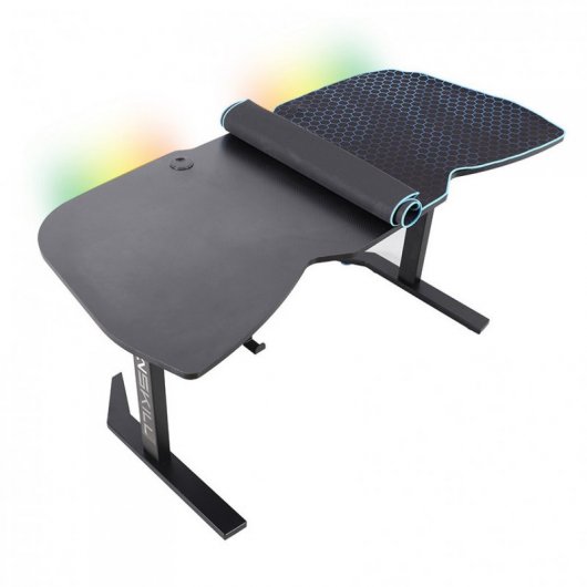 Newskill Tanaris RGB PRO Mesa Gaming con Altura Ajustable
