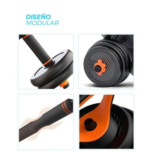 Xiaomi Smart Kit Manubri + Barra + Kettlebell FED 20Kg + Sensore