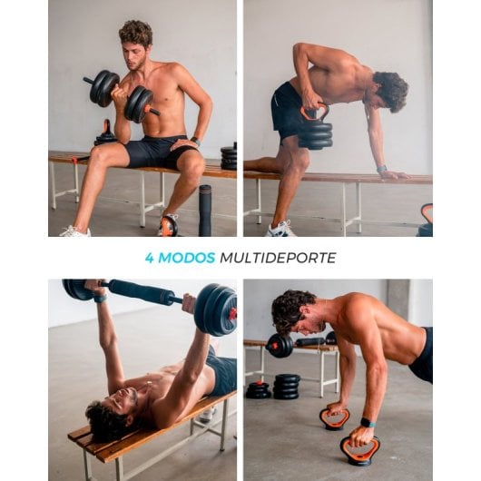 Xiaomi Smart Kit Manubri + Barra + Kettlebell FED 20Kg + Sensore