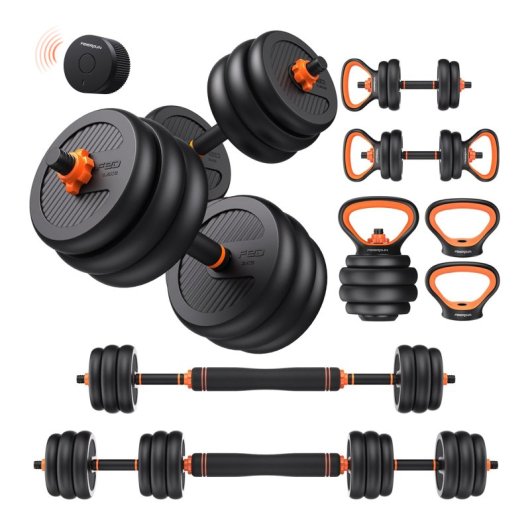Xiaomi Smart Kit Manubri + Barra + Kettlebell FED 40Kg + Sensore