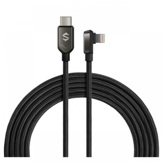Black Shark Cable Acodado Lightning/USB-C