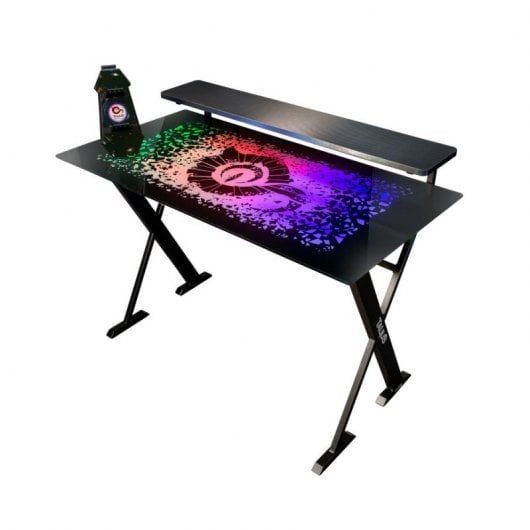 Tavolo da gioco Talius Warship X1 RGB 120x60 cm Nero