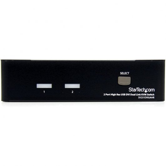 StarTech.com Commutateur KVM 2 Ports DVI, USB et Audio - Switch KVM DVI Dual Link - 2560x1600