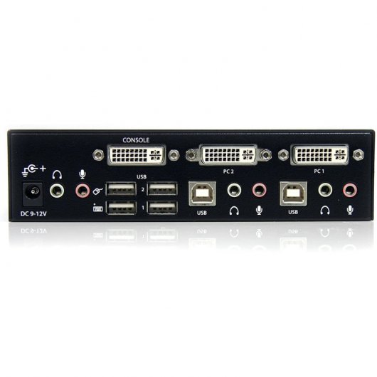 StarTech.com Commutateur KVM 2 Ports DVI, USB et Audio - Switch KVM DVI Dual Link - 2560x1600