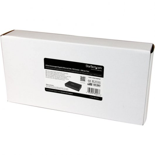 StarTech IES81000POE Switch 8 Portas Gigabit