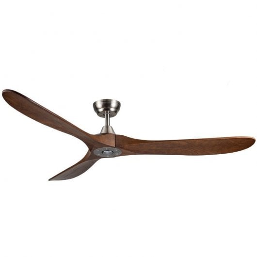 Sulion Taunus Ventilador de Techo con Luz y Mando 43W Madera