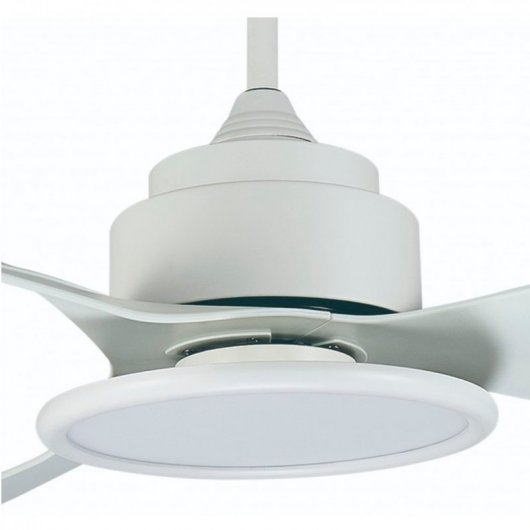 Sulion Moon Ventilador de Techo con Luz y Mando 48W Blanco
