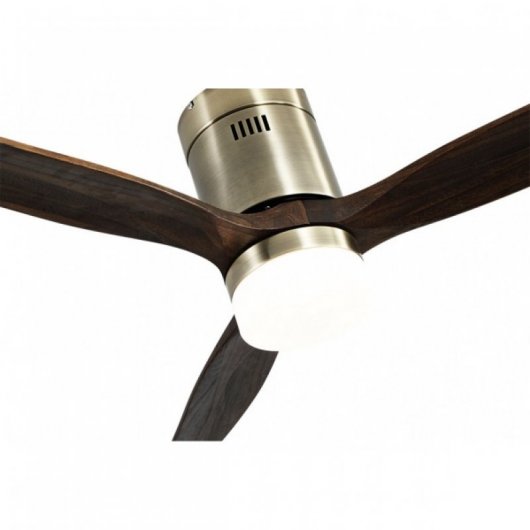 Fabrilamp Aguilon Ventilador de Techo con Luz y Mando 39W Marrón/Roble