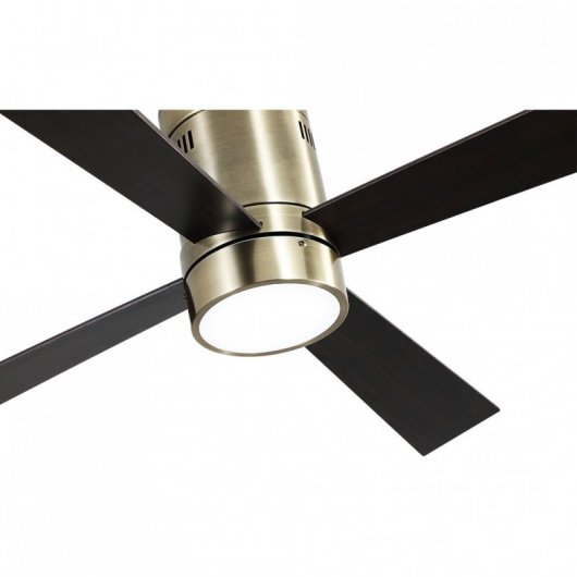 Fabrilamp Barine Ventilador de Techo con Luz y Mando 70W Cuero