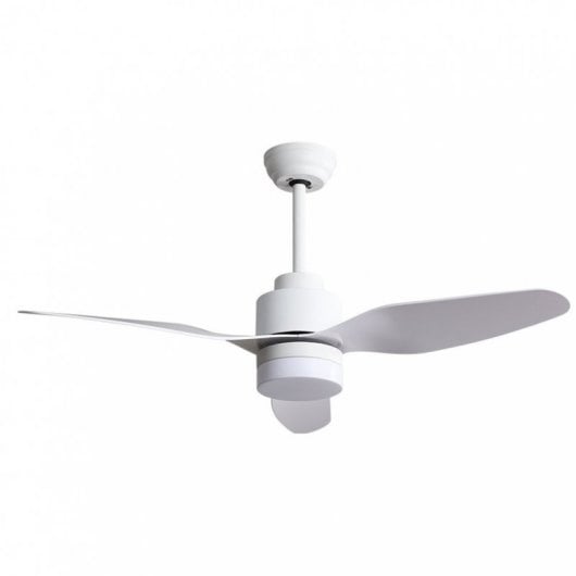 Fabrilamp Gerona Ventilador de Techo con Luz y Mando 70W Blanco
