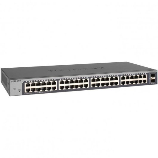 Netgear GS750E-100EUS Switch 48 Puertos Gigabit + 2 SFP