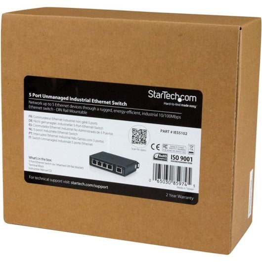 StarTech IES5102 Switch 5 Puertos