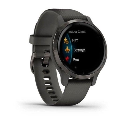 Garmin Venu 2S GPS WiFi Bluetooth 40mm AMOLED Cinzento Ardósia M Resistência Água 5ATM SpO2