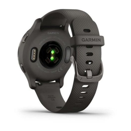 Garmin Venu 2S GPS WiFi 40mm AMOLED Grafite Resistente à Água 5ATM SpO2 Monitor Cardíaco