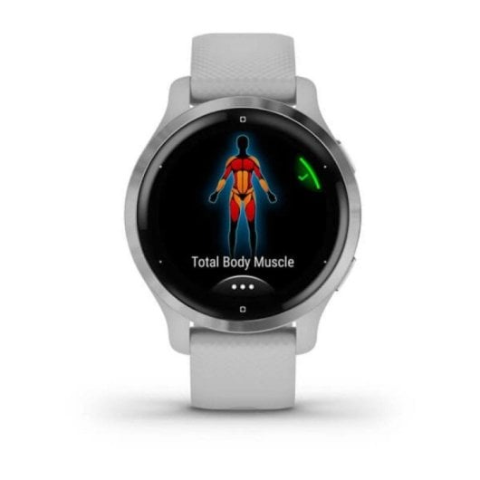 Garmin Venu 2S GPS WiFi 40mm AMOLED Cinza Prata M Resistência à Água 5ATM SpO2 Pulsómetro Sono