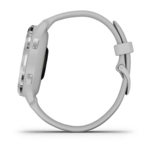 Garmin Venu 2S GPS WiFi NFC 40mm AMOLED Argent Bracelet Silicone Résistance 5ATM SpO2