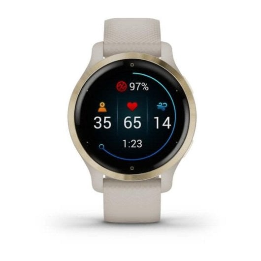 Garmin Venu 2S GPS 40mm AMOLED Or S Étanche 5ATM Pulsomètre SpO2 Suivi Sommeil