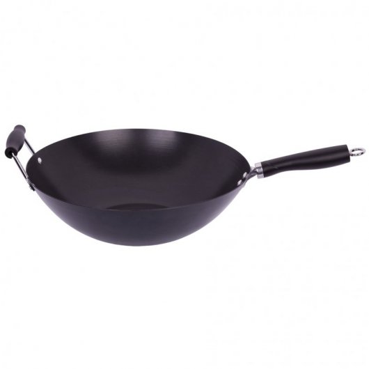 Smile SPC-2 Wok Sartén de Acero Carbono 35 cm