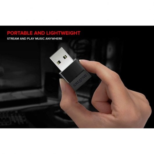 Creative BT-W2 Transmisor de Audio Bluetooth Portátil para PC/Mac/PS4 y Nintendo Switch