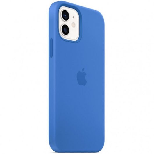Apple MagSafe Funda Silicona Azul Capri para iPhone 12/12 Pro