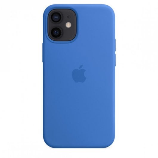Apple MagSafe Funda Silicona Azul Capri para iPhone 12 Mini