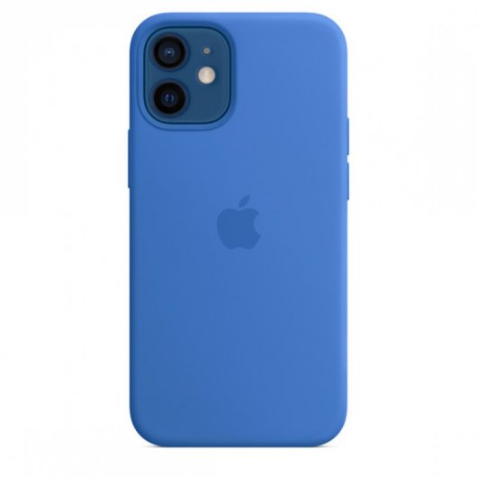 Apple MagSafe Funda Silicona Azul Capri para iPhone 12 Mini