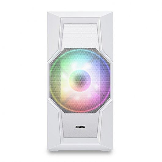 Abysm Gaming Danube Hron White Caja PC ATX Cristal Templado USB 3.0 Blanca