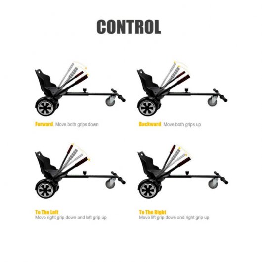 ACBK HoverKart Asiento para Hoverboard de 6.5" a 10"