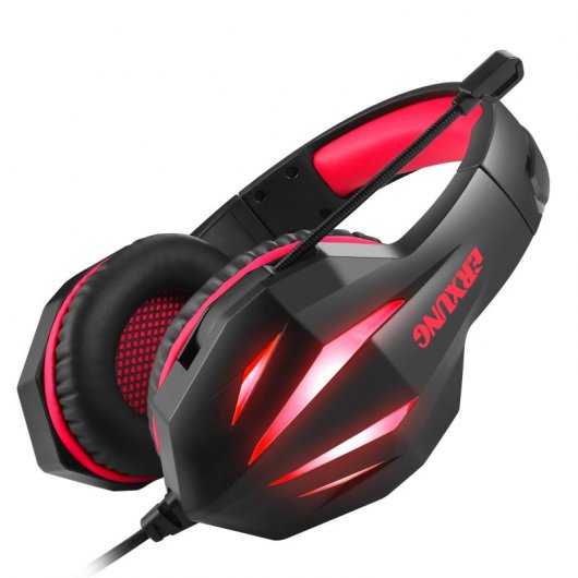 UnicView J5 Auriculares Gaming Multiplataforma Rojo