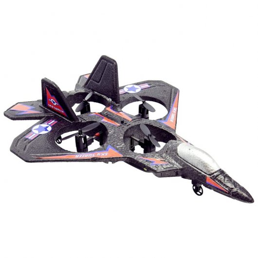 DHG Thunder Jet Avión Militar Negro