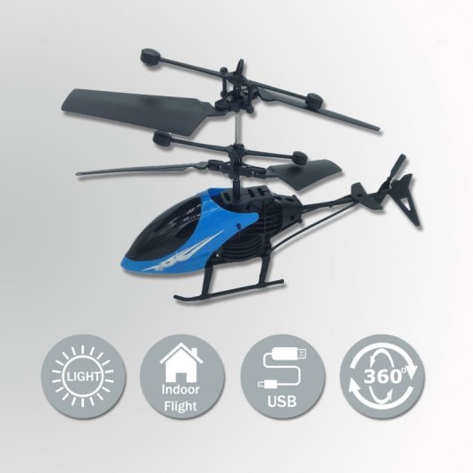 DHG Helicóptero Radiocontrol Azul
