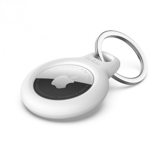 Belkin Schlüsselanhänger für Apple AirTag Weiß