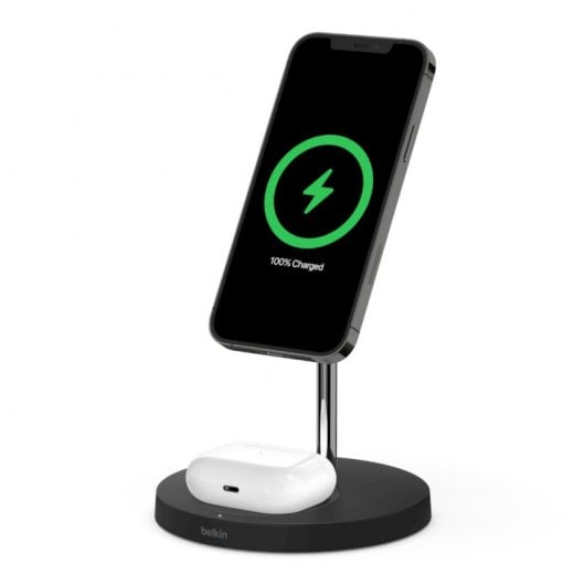 Belkin Boost Chargue Pro MagSafe Cargador Inalámbrico 2 en 1 Negro
